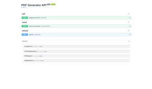 Python API - Email send en PDF generation cover